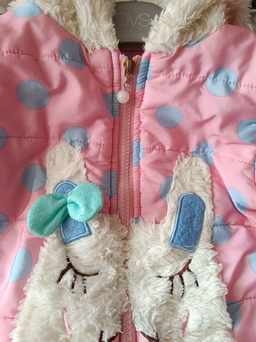 Geacă fată 9-12 luni