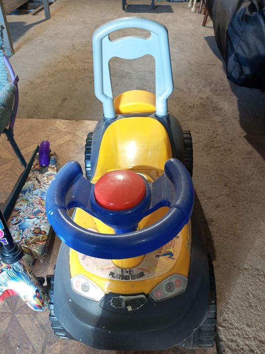 Санки-самокат-талакар.