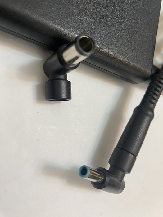 Incarcator hp slim travel HSTNN-DA14, mufa albastra pin