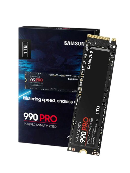 Samsung 990 PRO 1TB PCIe 4.0 NVMe M.2 SSD! Новый запечатанный!