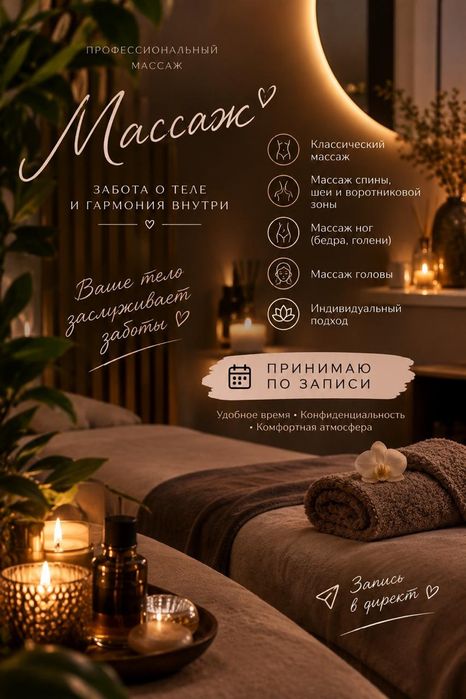 Массаж классический общий