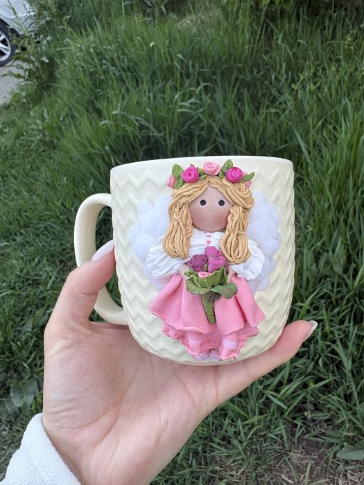 Cana personalizata cu ÎNGERAȘ