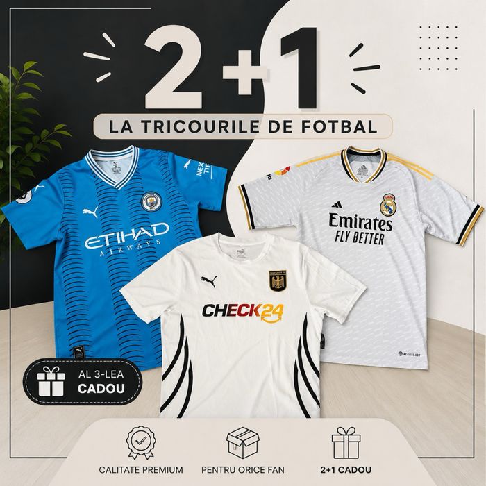 Pachet 3 Tricouri DE Fotbal