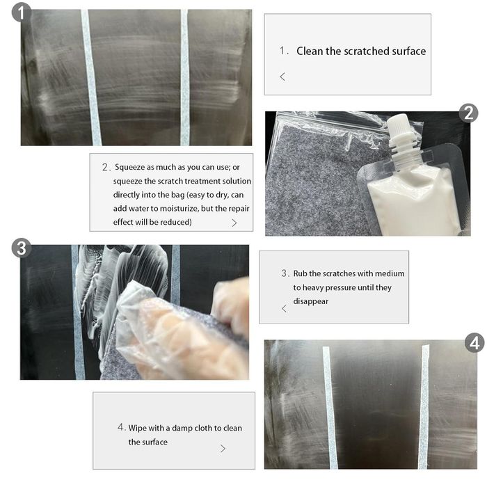 комплект за премахване на дрсакотини от автомобилната боя scratch ...