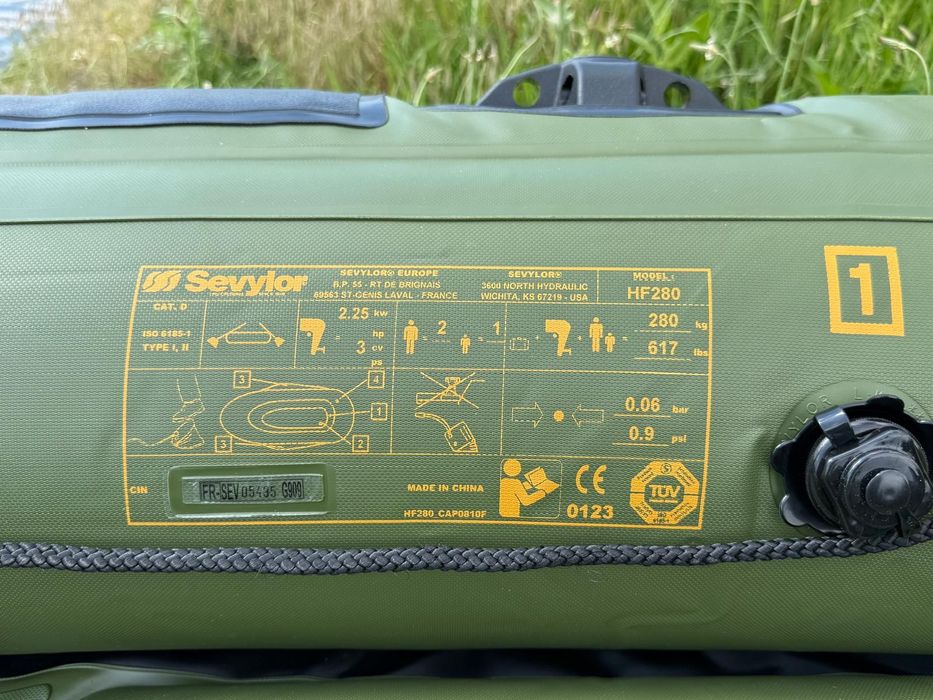 Barcă gonflabilă pescuit/recreere Sevylor Fish Hunter HF280 – Nouă