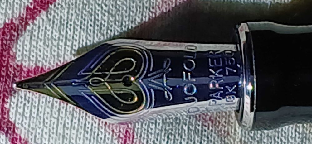 Stilou Parker Big Red CT Duofold Royal Parker penita F