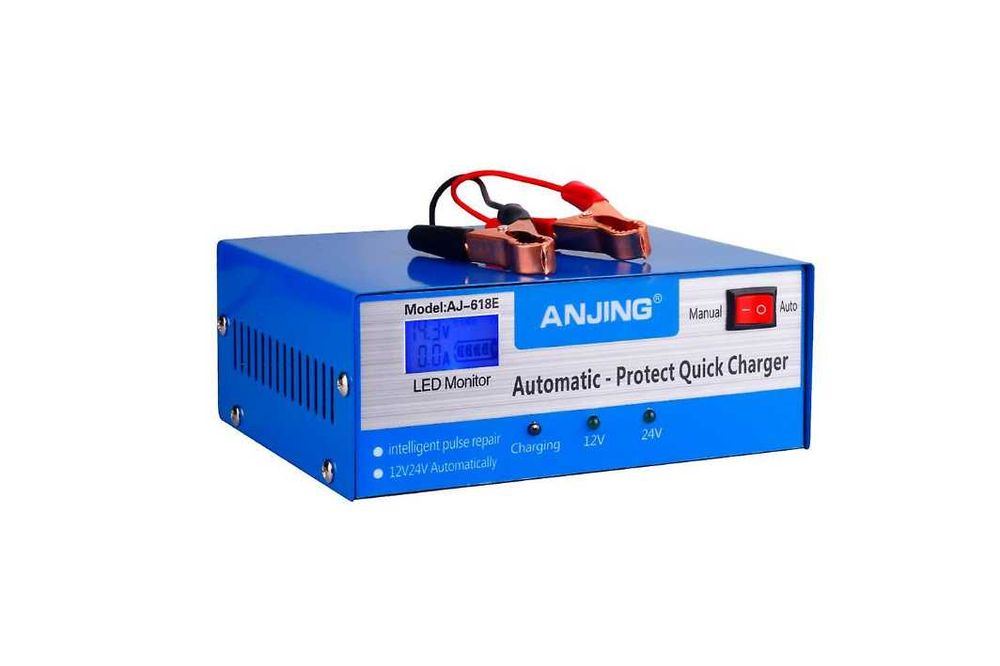 Импулсно зарядно за акумулатор 12V 24V автоматично