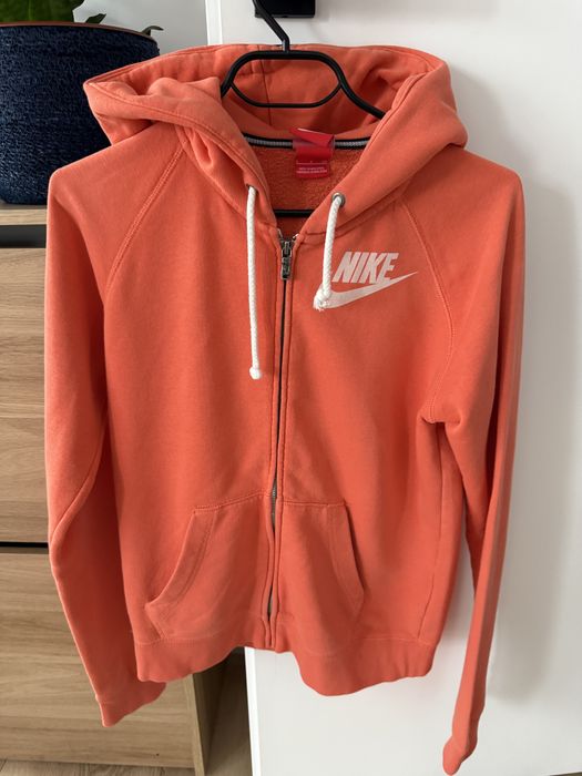 Hanorac NIKE cu Fermoar si Gluga Roz Piersica | Marime S