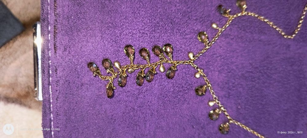 Сережки серебро английский