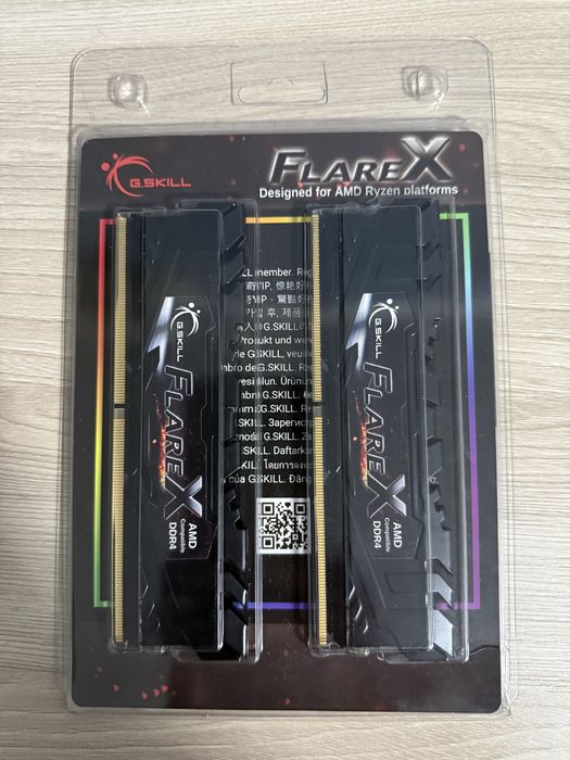 Оперативная память DDR4 G.Skill FlareX 32Gb/3200MHz