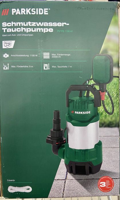 Потопяема помпа Parkside 1100W