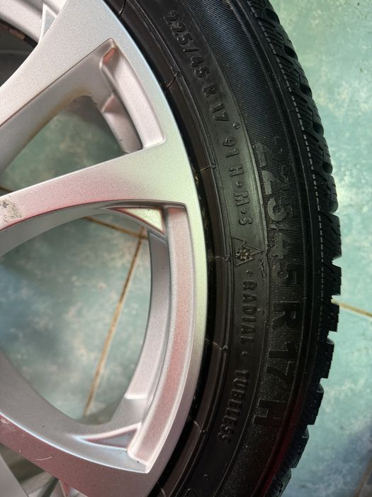 Roti/ jante aliaj R17 Skoda Octavia  225/45/17 M+S
