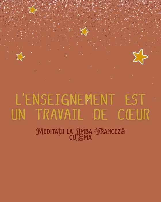 Ofer meditații la limba franceză