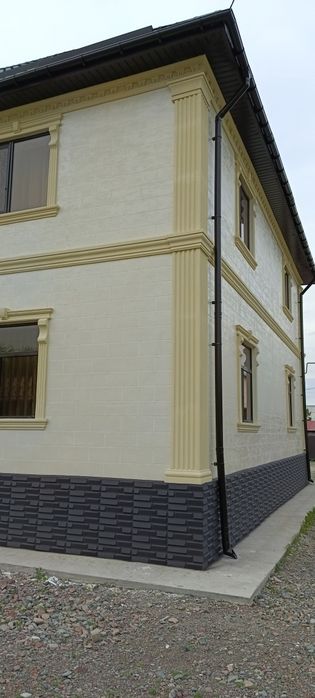 Жидкий травертин полифасад