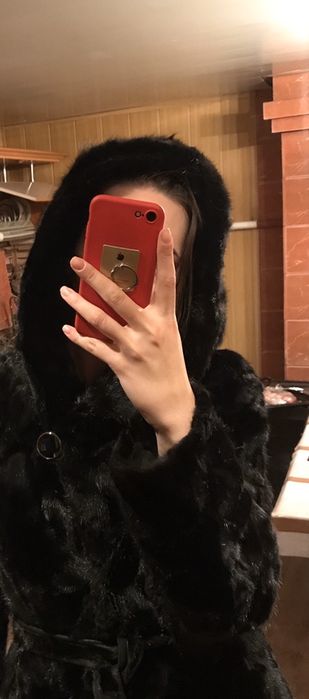 Шуба норка (из кусков)