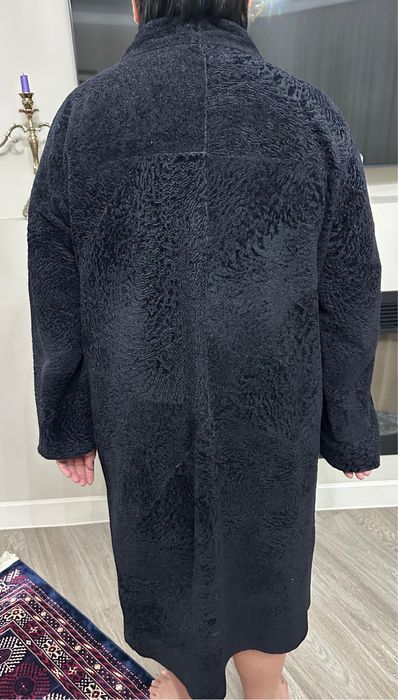 Кожаный плащ двусторонний