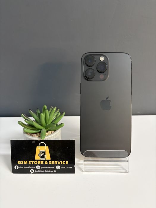 Iphone 14 Pro Max 256Gb Space Gray 2 Ani Garantie Gsm Store&Service