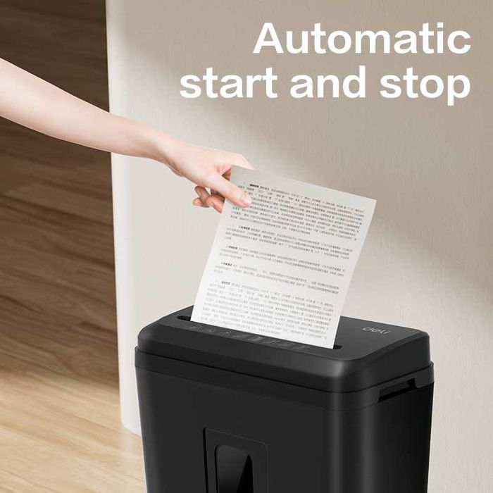 Уничтожитель бумаг Deli ET016 12л (Шредер)