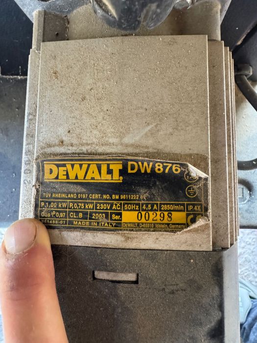 Banzic dewalt cirular cu panza