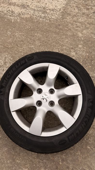 Jante aliaj Peugeot 16” + anvelope Continental/Michelin  205/55 R16