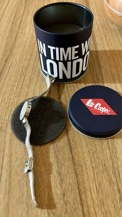 Ceas Lee Cooper argintiu