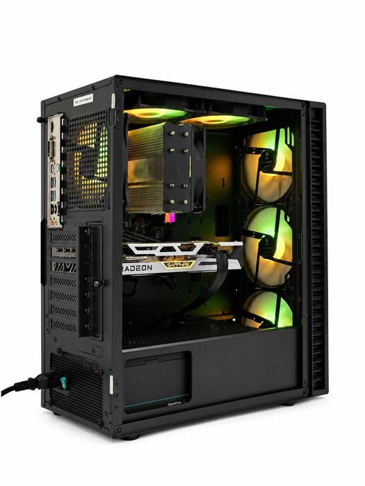 Гаранция! Геймърски компютър! 6600XT, Intel i5-12400F, 16GB RAM