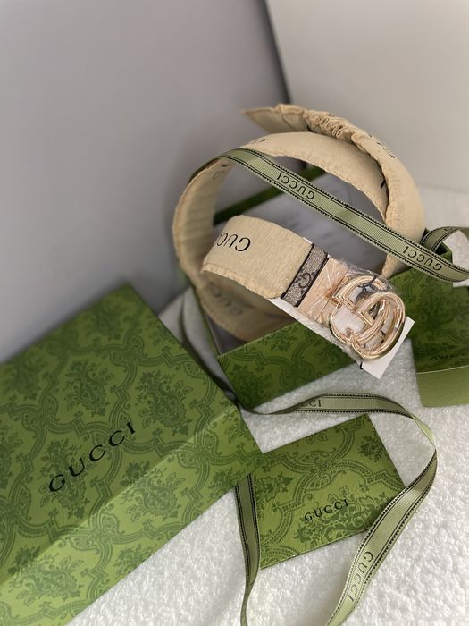 Колан естествена кожа с кутия G*ucc*i