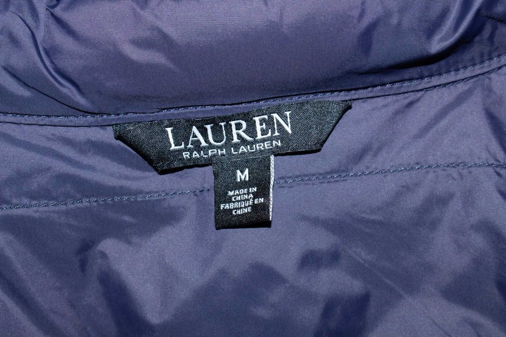 Ralph Lauren оригинално дамско пухено яке синьо diamond quilt пух М