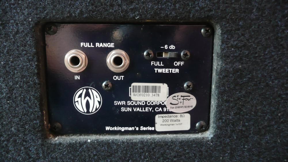 Бас колона SWR Workingman’s 1x15T