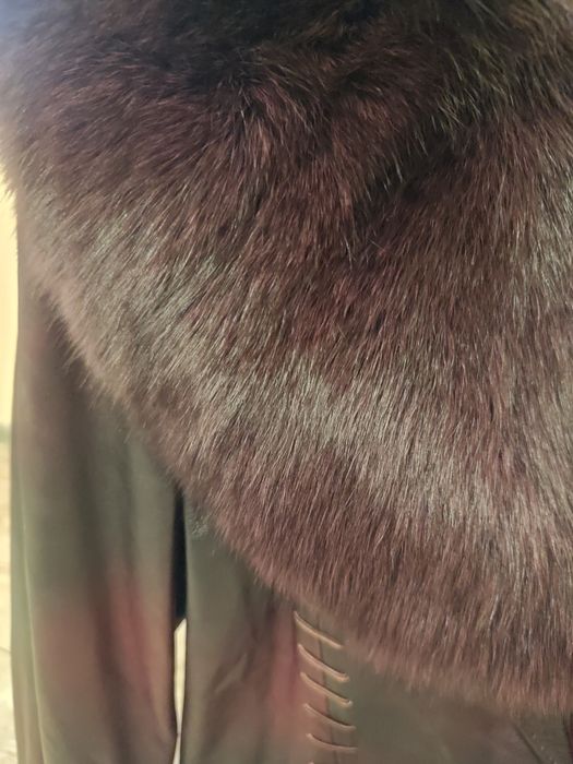 Дамско яке, естествена кожа