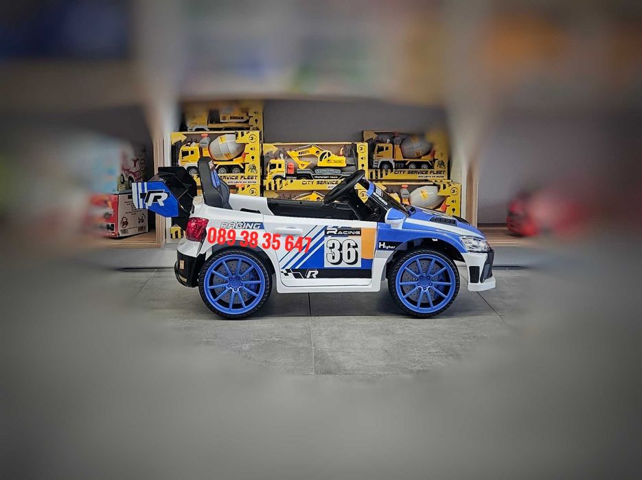 ТОП ЦЕНА!НОВО!Акумулаторна кола VW Drift BLUE с 12V,функция дрифт,USB