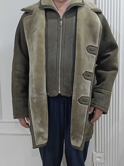 Мужская теплая дубленка