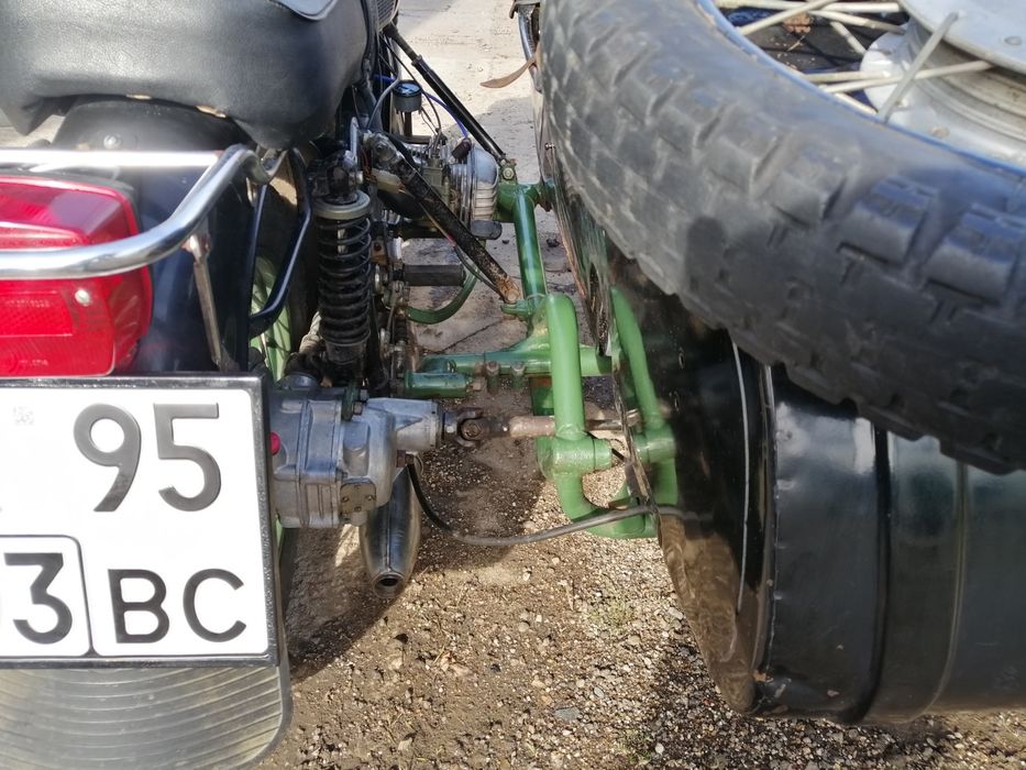 Днепр с приводом на коляску