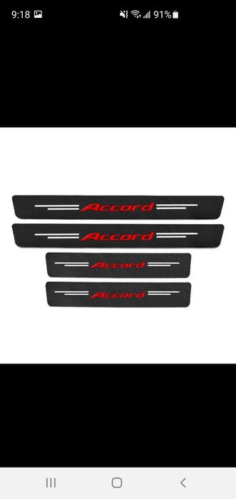 Карбонови стикери за прагове на Honda  Civic  Crv Accord Jazz