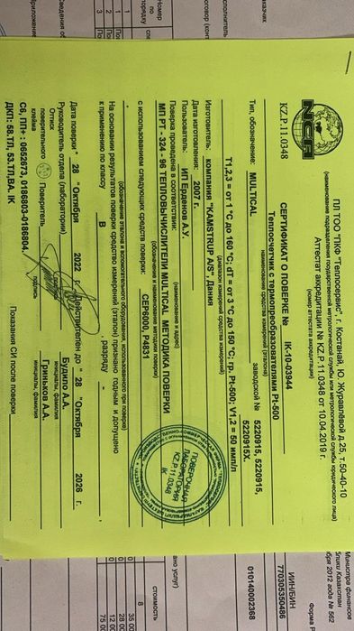 Тепловой счетчик