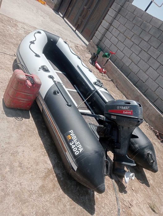 Ямаха 15 и лодка жағдайы жақсы