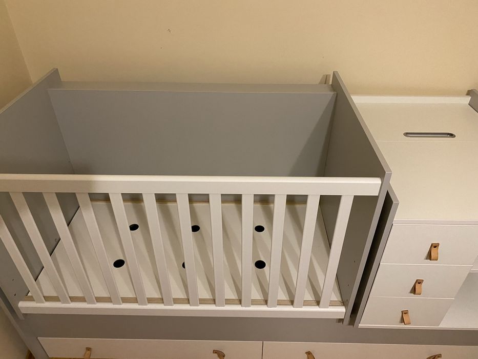 Бебешко легло кошара Kikkaboo lorena grey