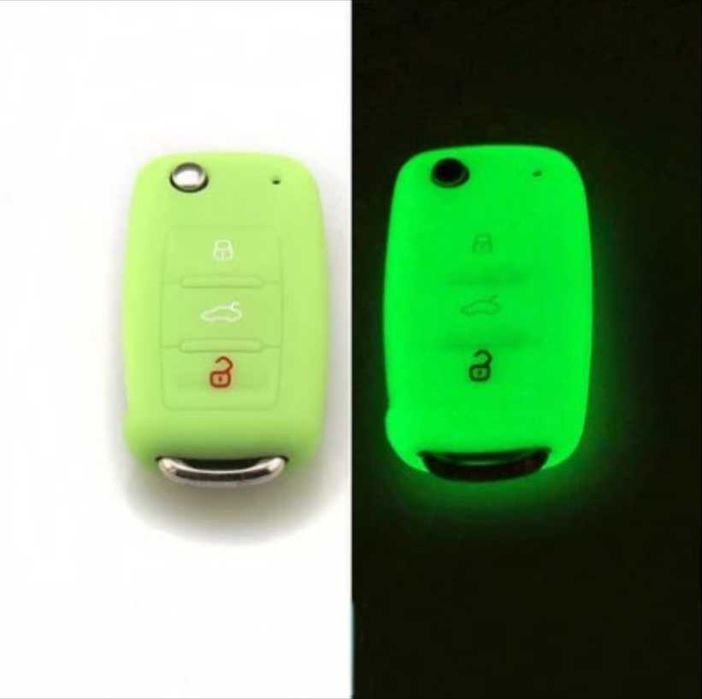 Силиконов калъф за ключ за VW, Scoda, Seat