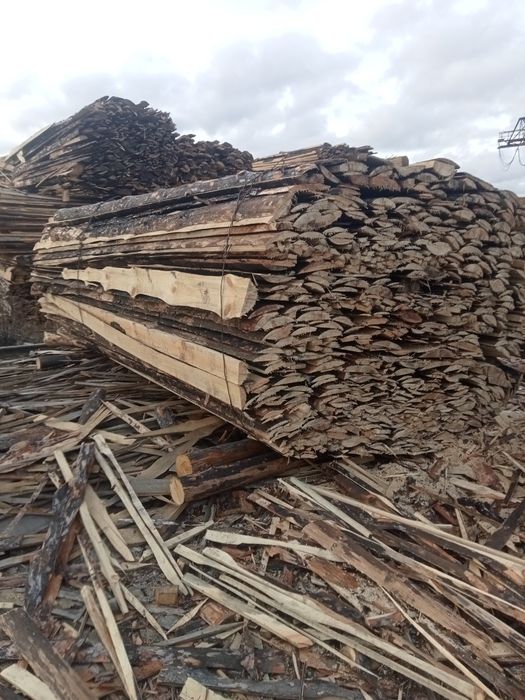 Горбыль дрова в пачках