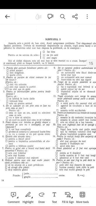 Materiale pregătire testare psihologica