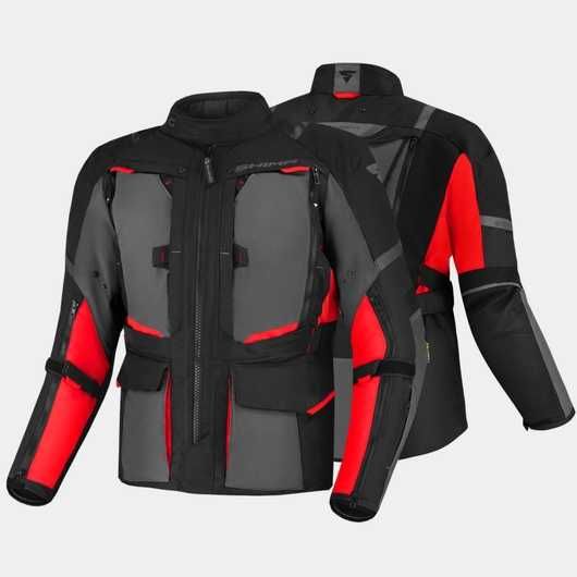 Мъжко трислойно ендуро мото яке за мотоциклет SHIMA HERO Red  2.0