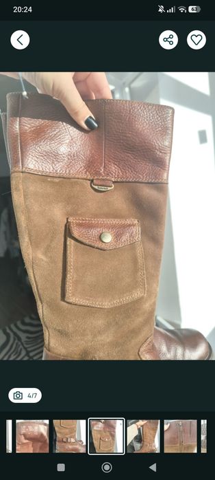 Cizme dama Timberland piele naturala 38