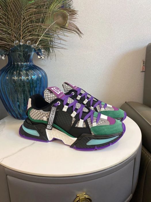 D&G Airmaster Mixed-Material Sneaker "Multicolor"