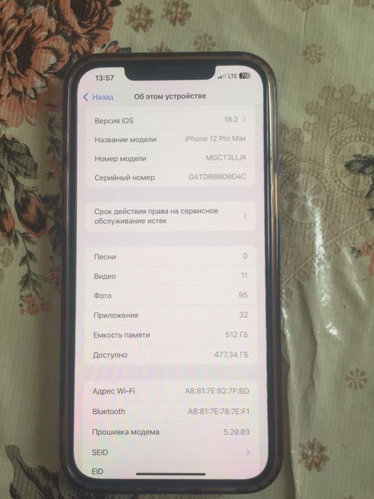 iPhone 12 pro max 512gb с гарантией