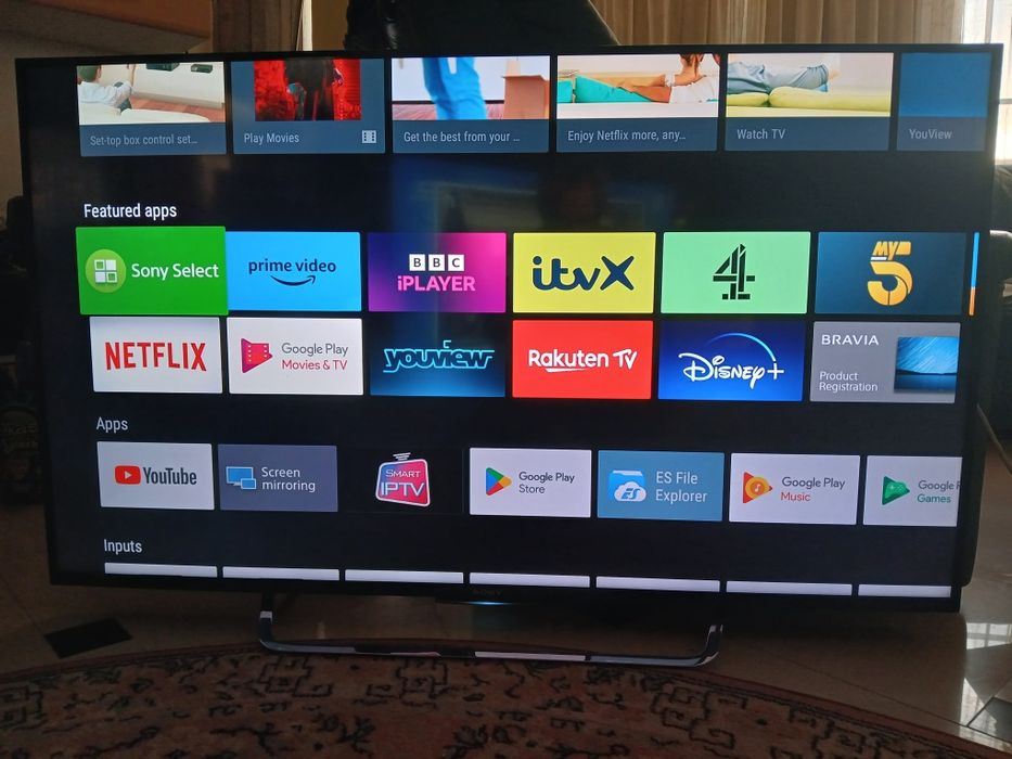 Led PHILIPS-smart 4Kcu telec.și suport orig. 140cn ,55"și TLC 50"QLED