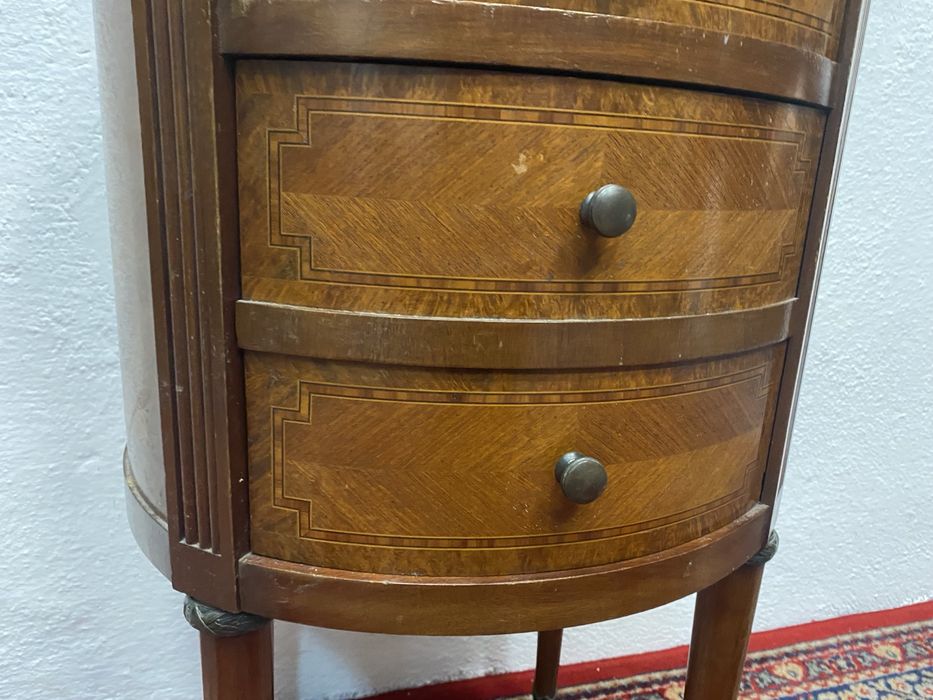 Френско конзолно шкафче конзола с плот от мрамор