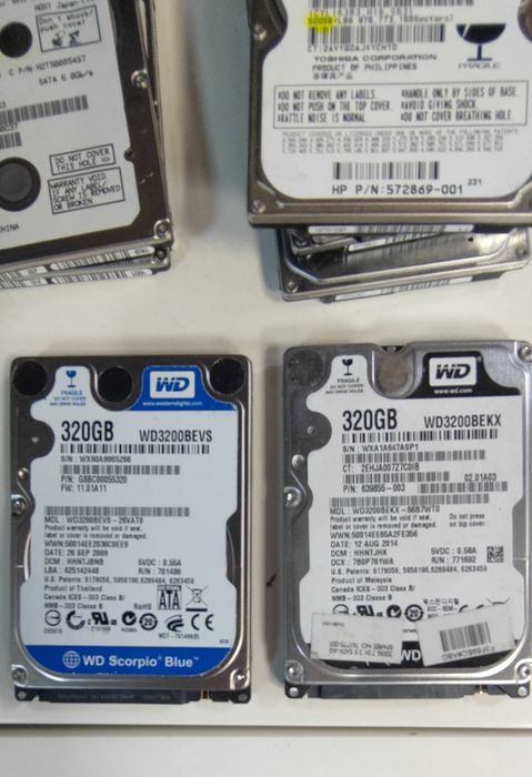 WD Seagate HGST Hitachi TOSHIBA  SAMSUNG Твърди Хард дискове за лаптоп