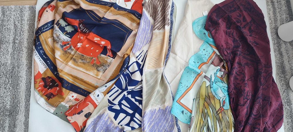 Копринен шал hundertwasser,Loredano,Tie rack,enrico ferri,ritzenhoff