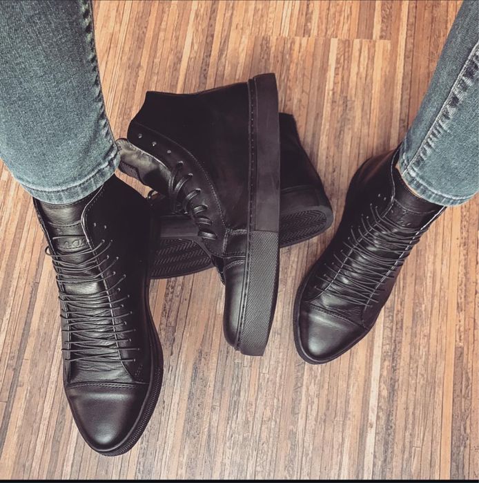 Обувки естествена кожа Shano