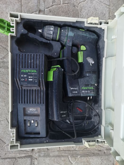 Винтоверт Festool ccd 9,6 2батерии